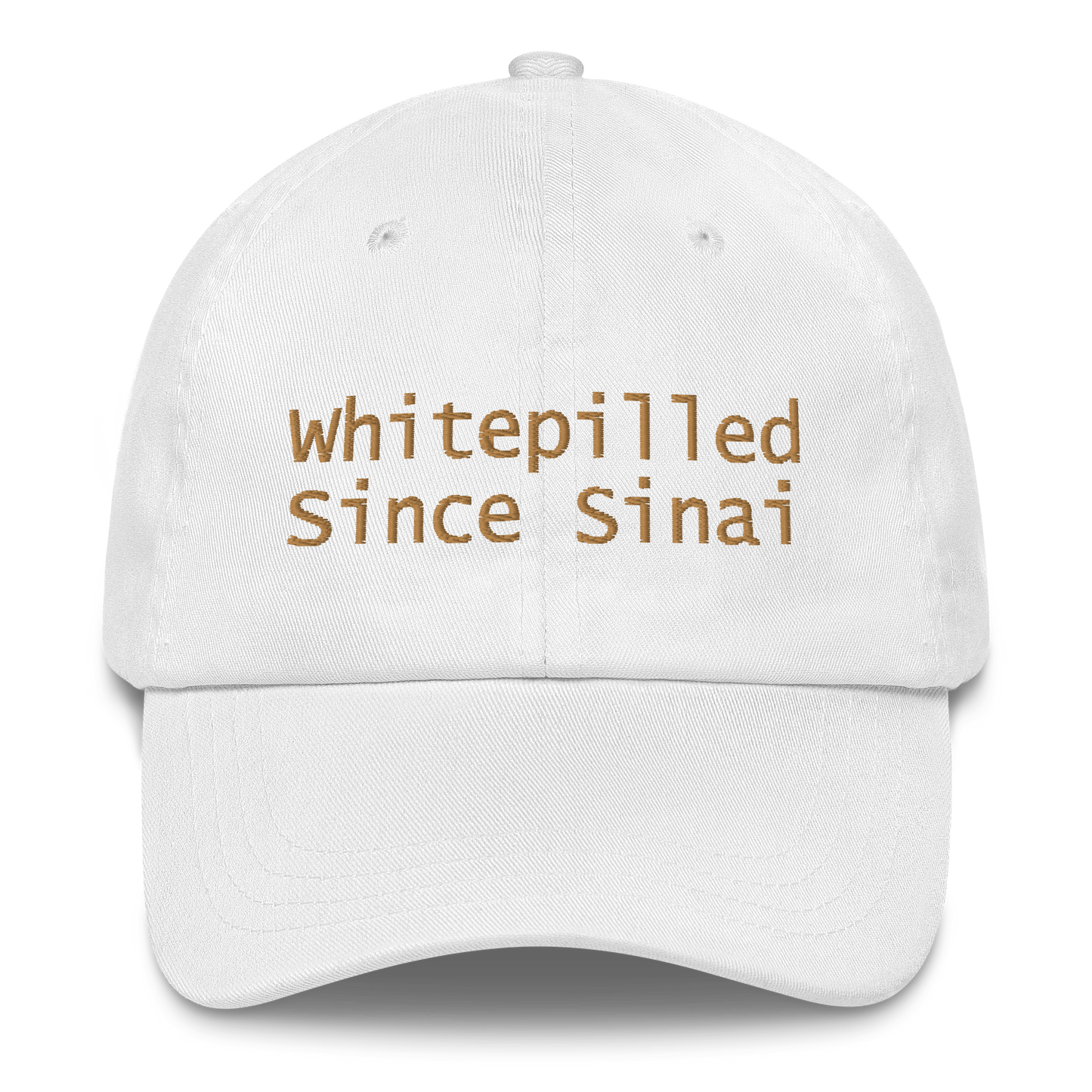 'Whitepilled Since Sinai' hat